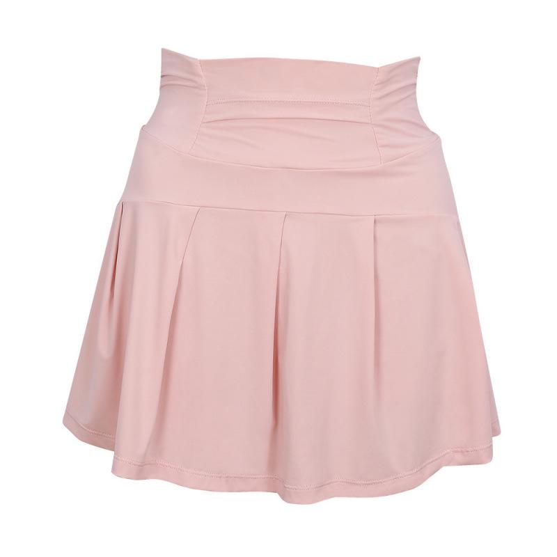 Lulu Yoga High-Waist Slimming Tennis Skirt - Butt-Lifting, Double-Layer, Anti-Exposure Design for Running & Dance Size 2