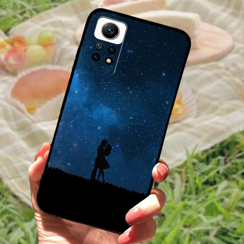 For Redmi Note 12 Pro 4G Case Silicone Soft Marble Black Bumper Funda Coque For Xiaomi Redmi Note 12 Pro Protective Phone Cover