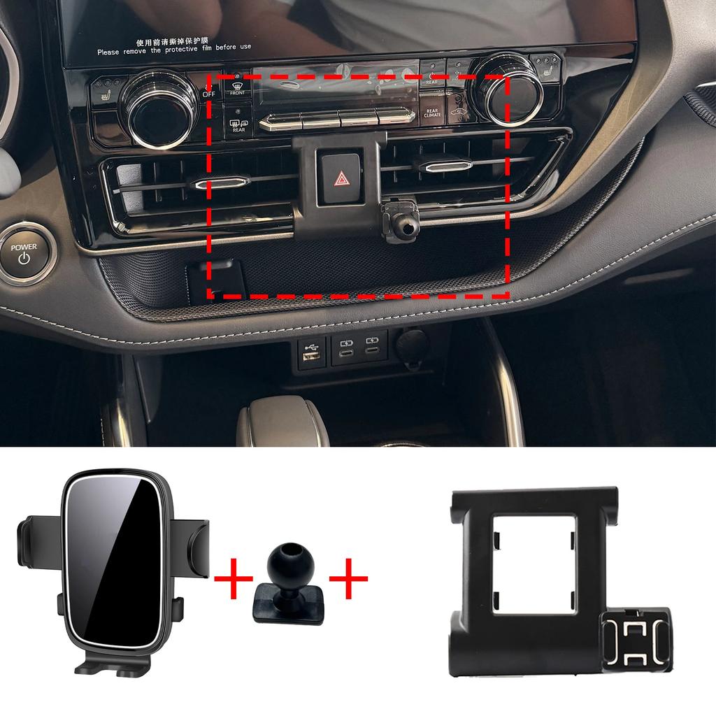 Passend für Toyota Highlander XU70 2020 2025 2025 2025 2025 Navigations-Handyhalterung Maßgeschneidertes Autozubehör
