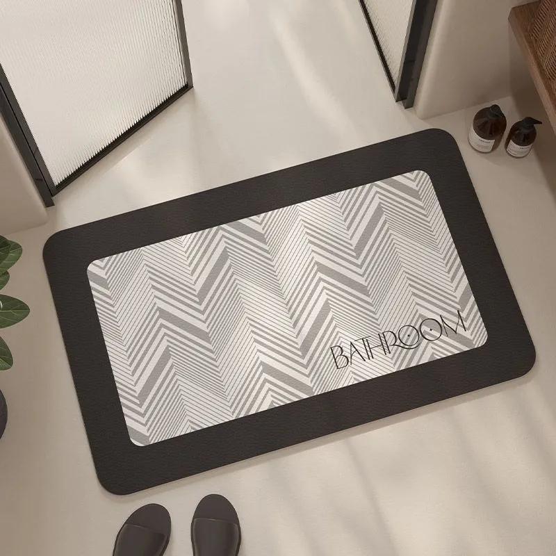 Bathroom absorbent diatom mud toilet doormat toilet toilet floor mat toilet carpet