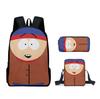 South Park Backpack Student Bag South Park Backpack Cartoon Satchel Pencil Case