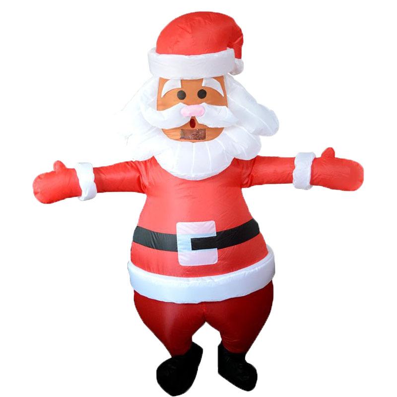 Inflatable Christmas Tree, Snowman, and Reindeer Costume for Festive Parties