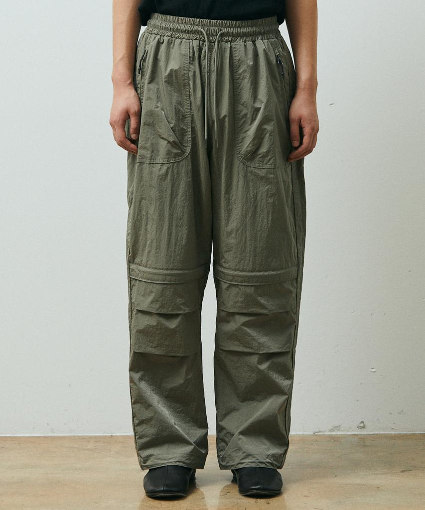 PUBLICFIGURE Transform Nylon Track Pants_Sage Green