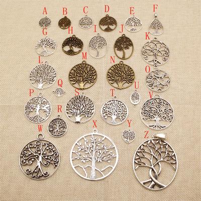 6 Pieces Tree Of Live Pendant Jewelry Materials Fashion Charms Party Diy Decorations HJ194