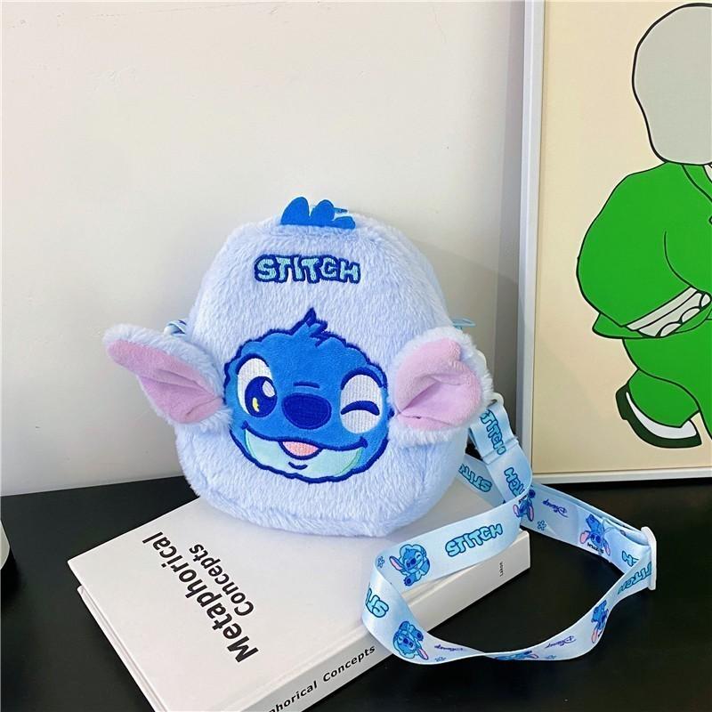 Stitch Angel Niedlicher Plüschrucksack Mit Cartoon-Design Für Den Täglichen Gebrauch