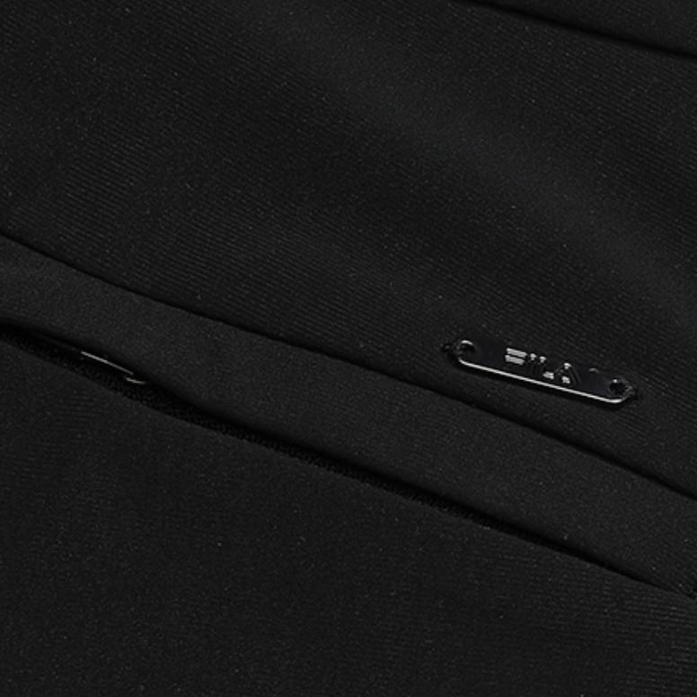 Fila 2023 Summer New Solid Color Sports Long Pants Men Bottoms Deep-Black F11M322604F-BK