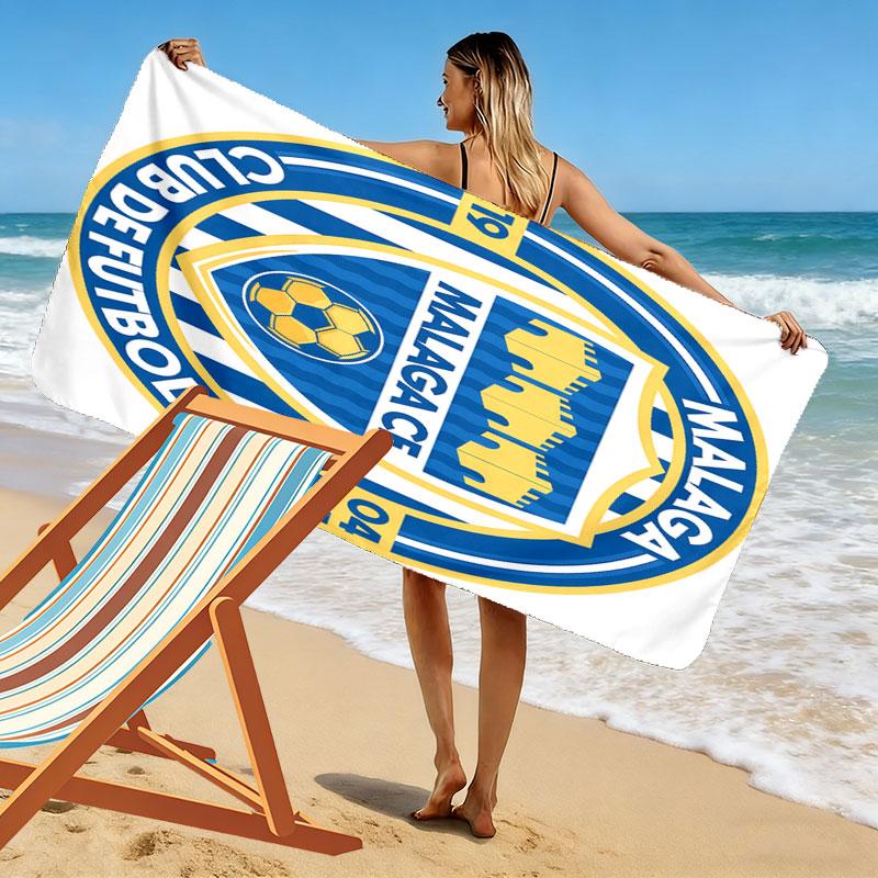 Málaga C.F Strandtuch, Großes Weiches Schnelltrocknendes Handtuch für Strand Camping Schwimmen