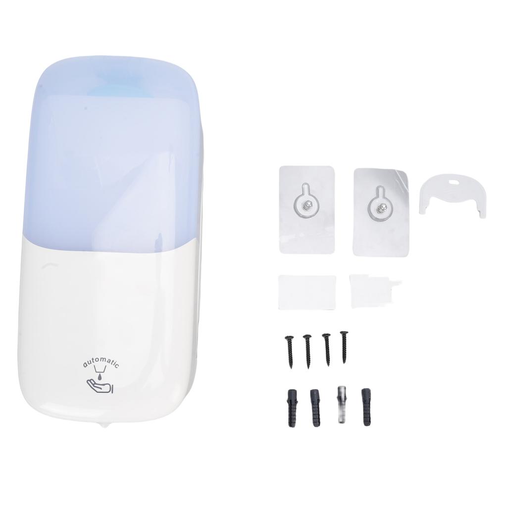 Automatic Liquid Soap Dispenser Wall Mount 1000mL Large Capacity for Kitchen Bathroom Commercial