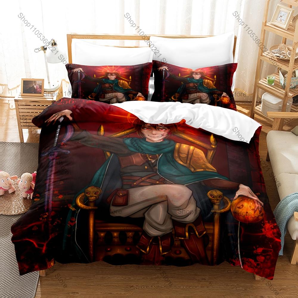 Cool Anime Themed Redo of Healer Duvet Cover + 2 Pillowcases, Cozy Printed Bedding for Home & Dorm
