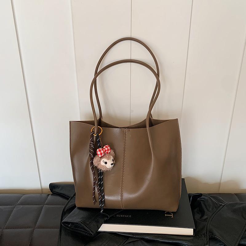 Large Capacity Bag Casual Versatile Shoulder Shopping Bag Commuter Tote Bag