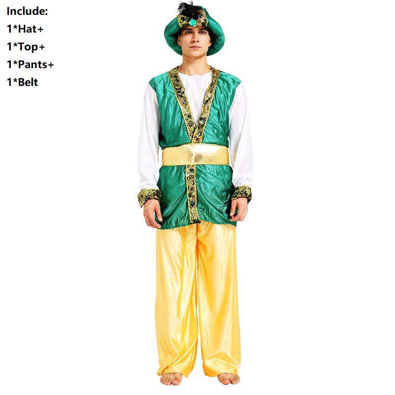 Stunning Boys Halloween Party Arabian Prince King Costume For Cosplay Events