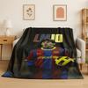 Goat M-Messi Football Sport Star Flannel Blanket Soft Warm Throw Blanket for Bedroom Living Room Bed Travel Camping Picnic Kid