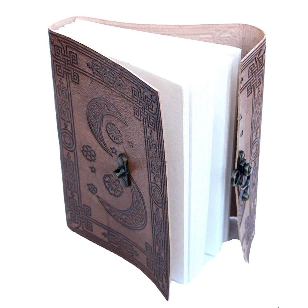 Leather Journal Notebook Travel Writing Diary Or Vintage Sketch Book Cotton Paper for Men & Women (7X5 Inch)