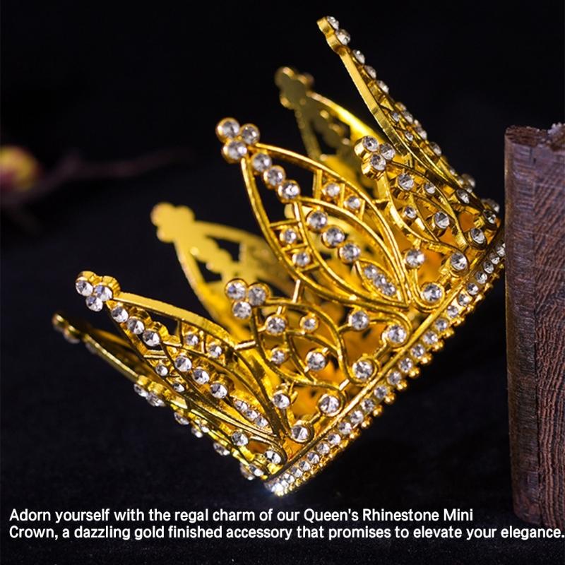 Bühnenauftritte Krönungsstück Schimmernde Strasssteine Kristall-Tiaras Kronen Haarschmuck Bühnenrequisiten Kronen Haarschmuck
