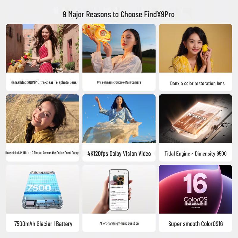 OPPO Find X9 Pro 5G Flagship Smartphone (CN version)