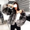 Women's Short Faux Fox Fur Coat - 2024 Autumn/Winter Fashion Overcoat