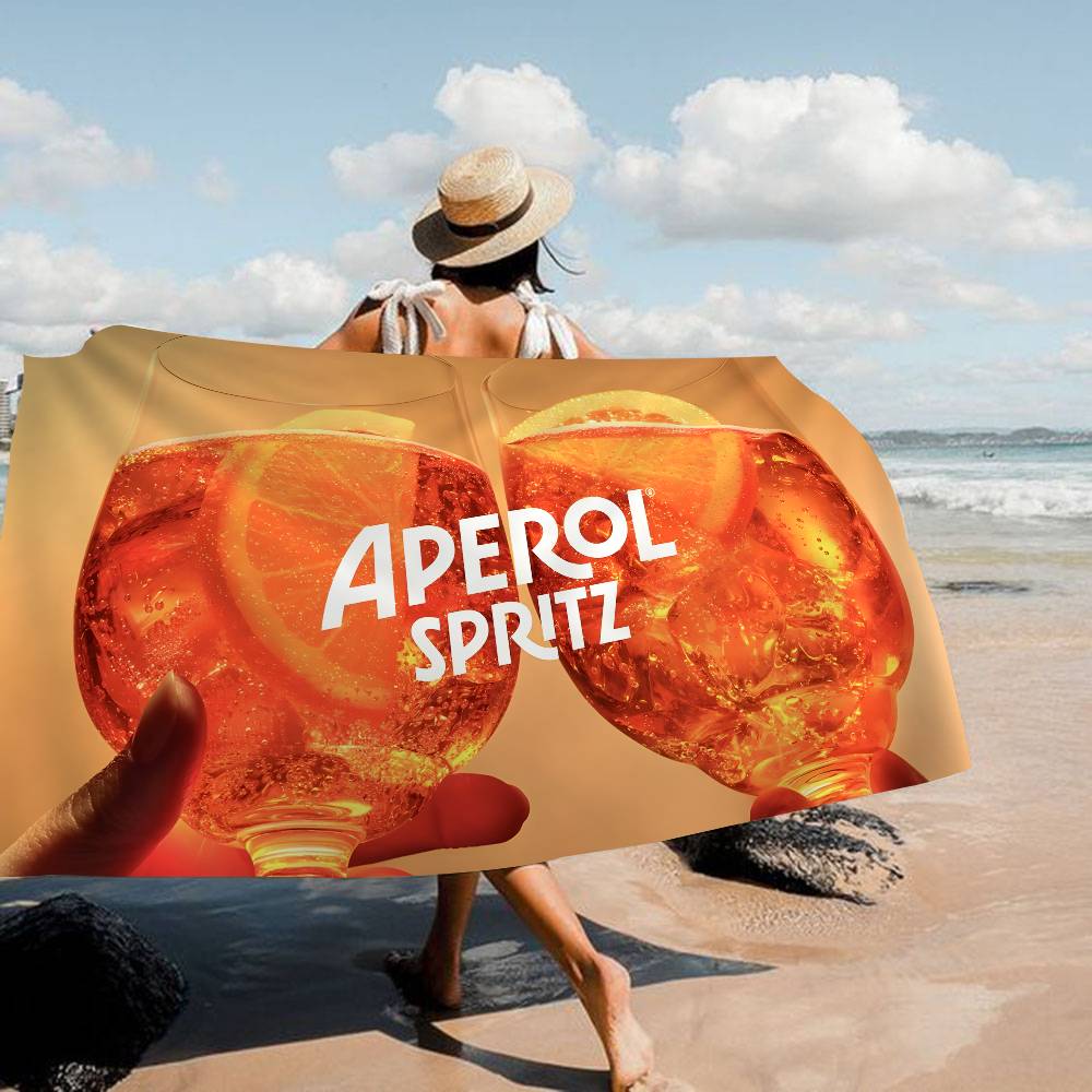 Marca piccola Moda A-Aperol S-Spritz Anime Telo da Spiaggia per Nuoto Asciugamano Morbido per il Viso Regali per Bambini per Bambini Viaggio Campeggio Palestra