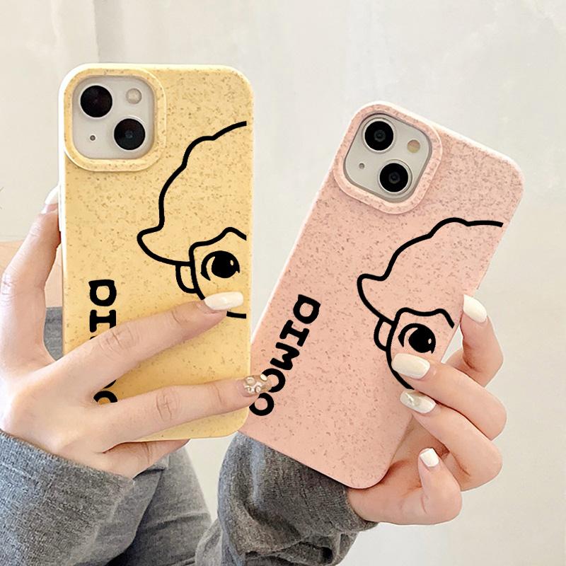 Pouzdra na mobilní telefon pro iPhone 11 13 XR 15 Pro Max 12 14 Pro Max Pouzdro iPhone 16 7 Plus 8 Plus XS Max Rozložitelné a ekologické proti pádu