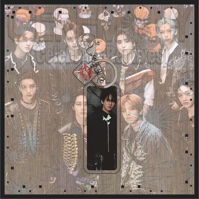 Stray Kids Acrylic Keychain Skzoo Surrounding Sandwich Acrylic Keychain Pendant Bag Key Pendant Surrounding Gifts