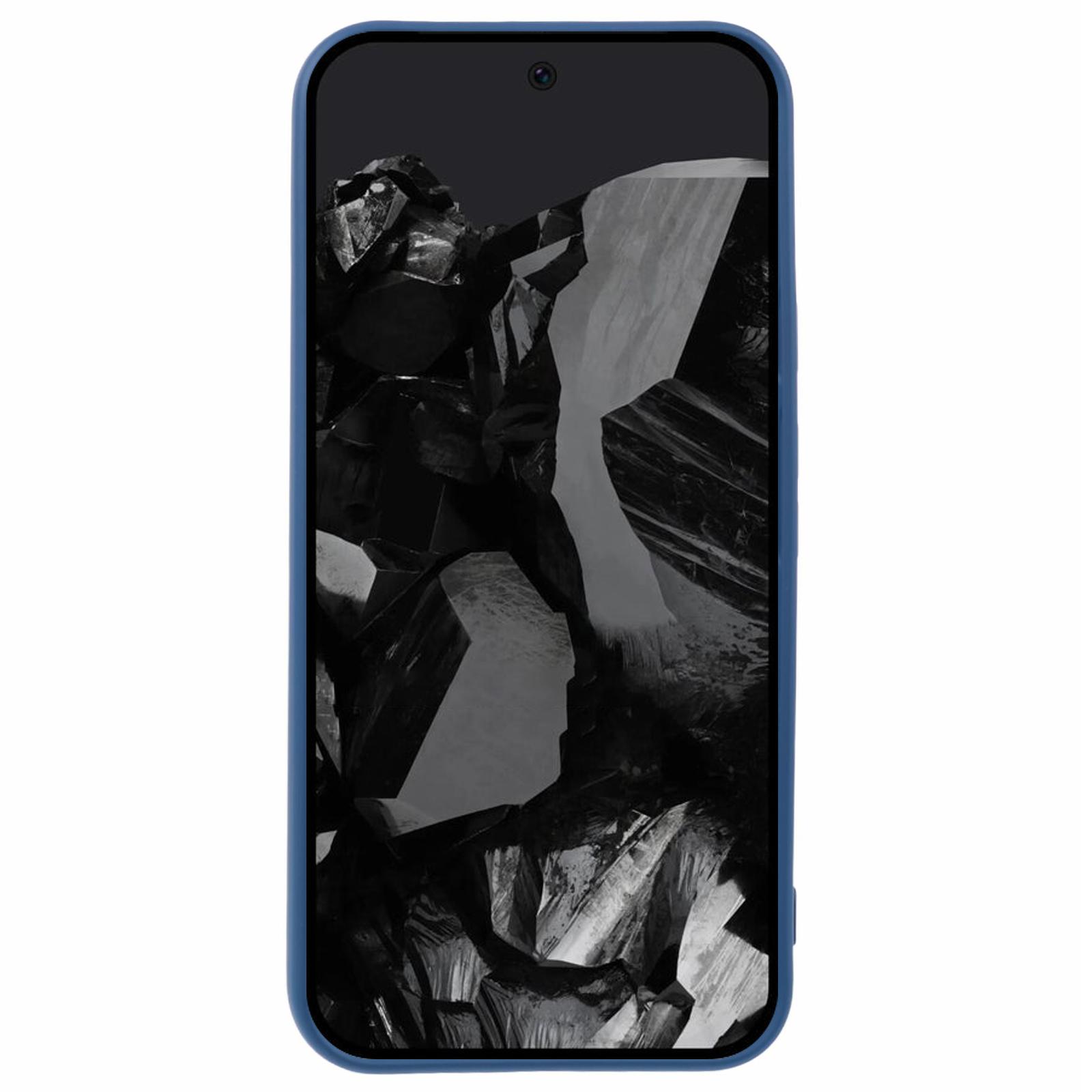 

For Google Pixel 9 Pro Case TPU Phone Cover 2.0mm Drop Protection Blue