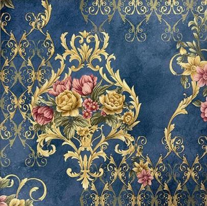 European Big Floral 3D Wallpaper for