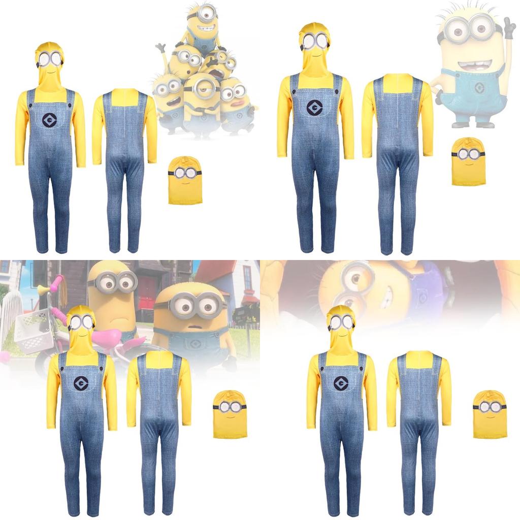 Entzückendes Minions Cosplay Kostüm Perfekt für Bühnenauftritte Unisex Design für Kinder
