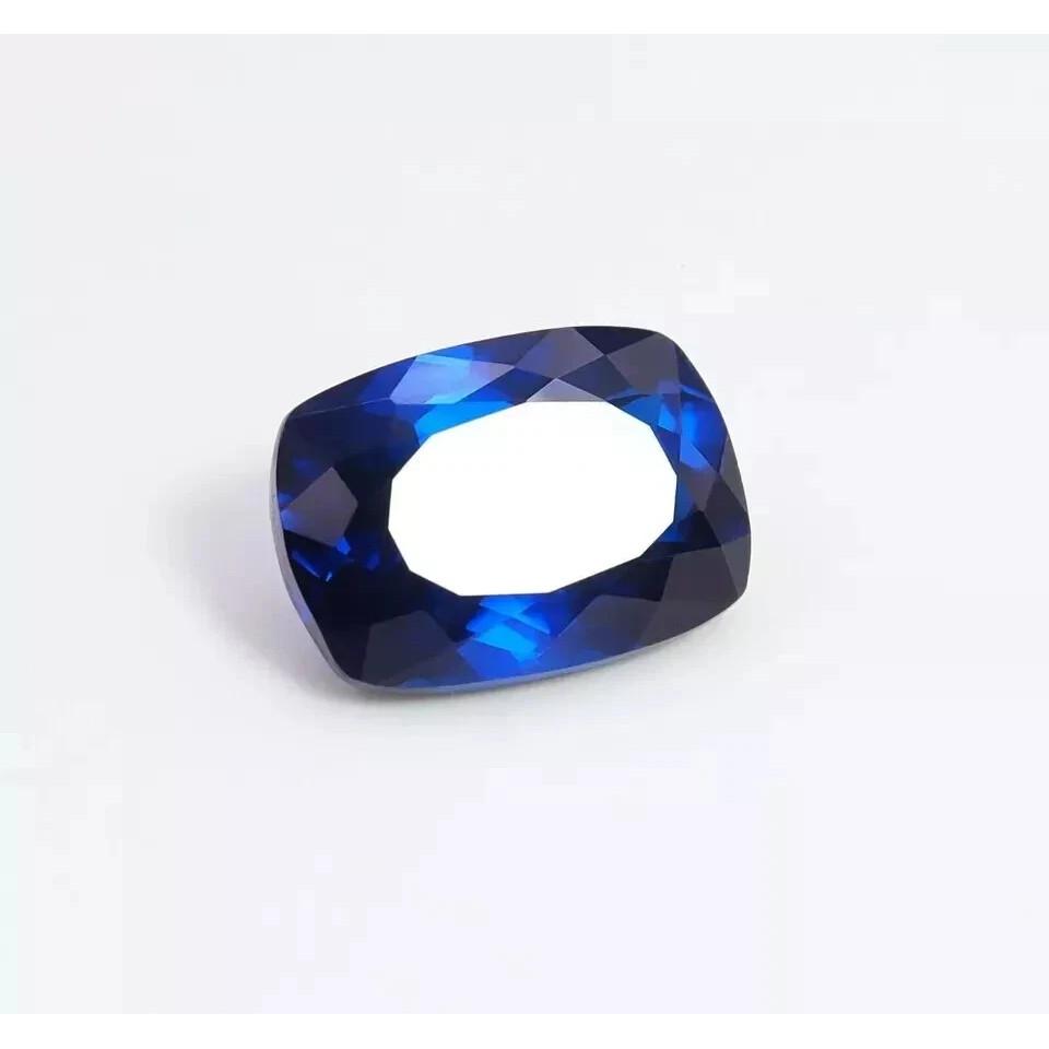 Natural Amazing Cushion Blue Ceylon Sapphire 20-22 Ct Beautiful Gemstone