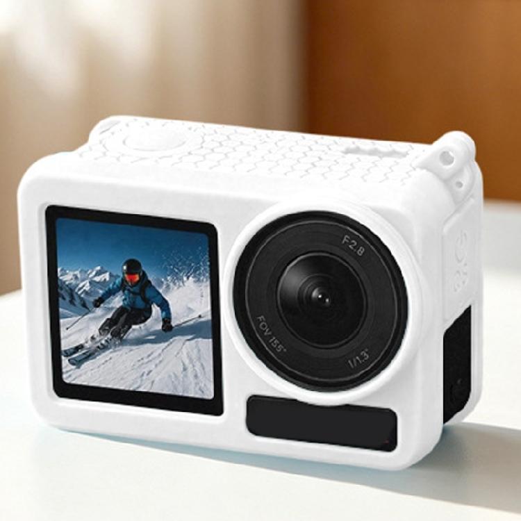 Action Camera Protective Case for Action 5Pro with Lens Cover Lanyard for Outdoor Cycling and Hiking Recording
