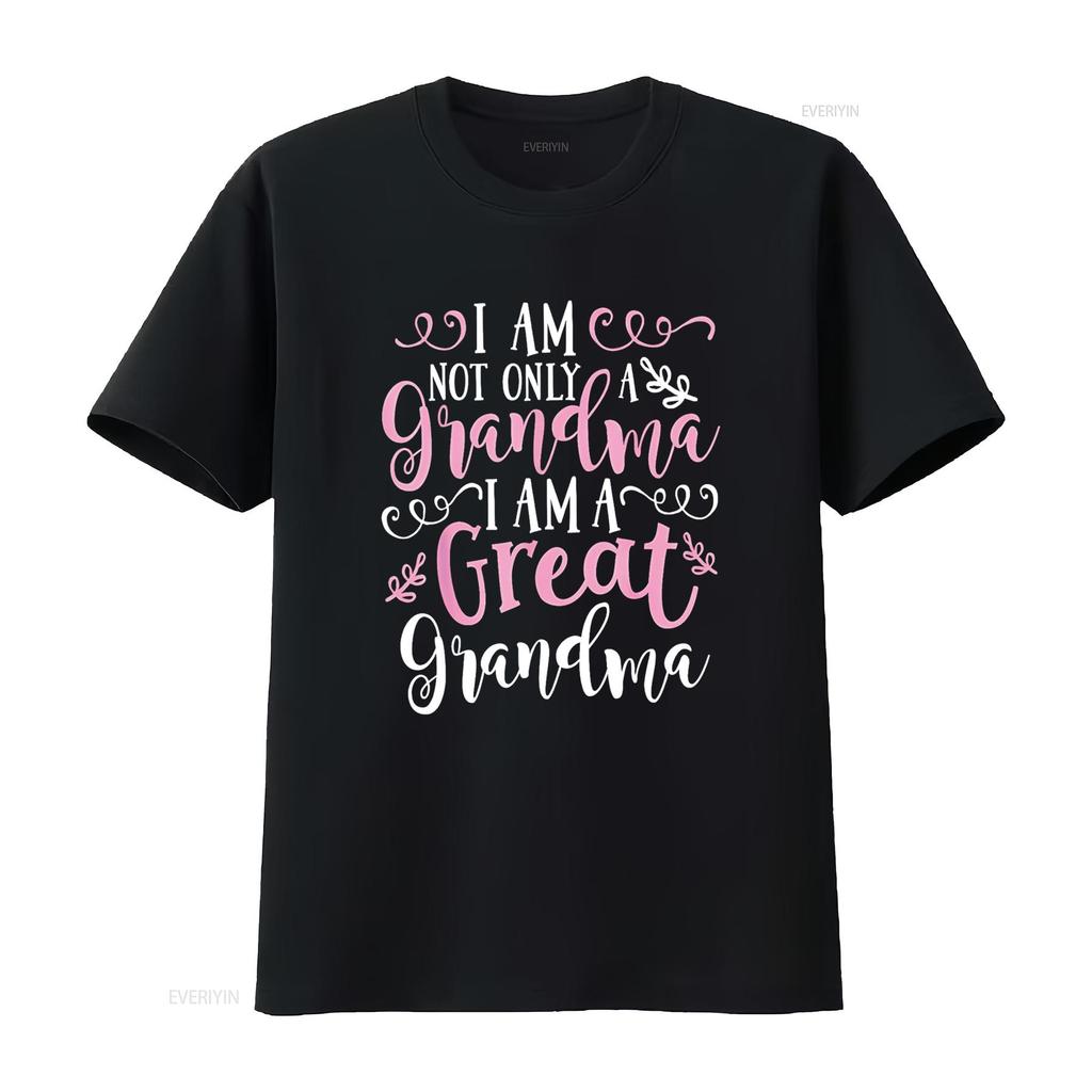 Cute Great Grandma T Shirt Funny  Vintage Washed Graphic Breathable Versatile Slightly Designer Clothes Comfortable Casual