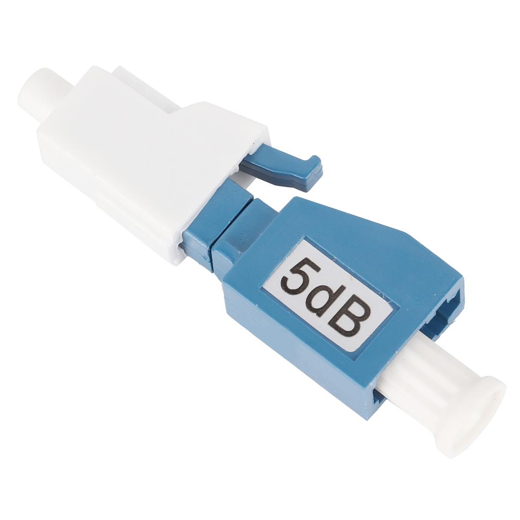 LC UPC5DB Optical Fiber Attenuator Connector SingleMode Male Female Adapter High Return Loss