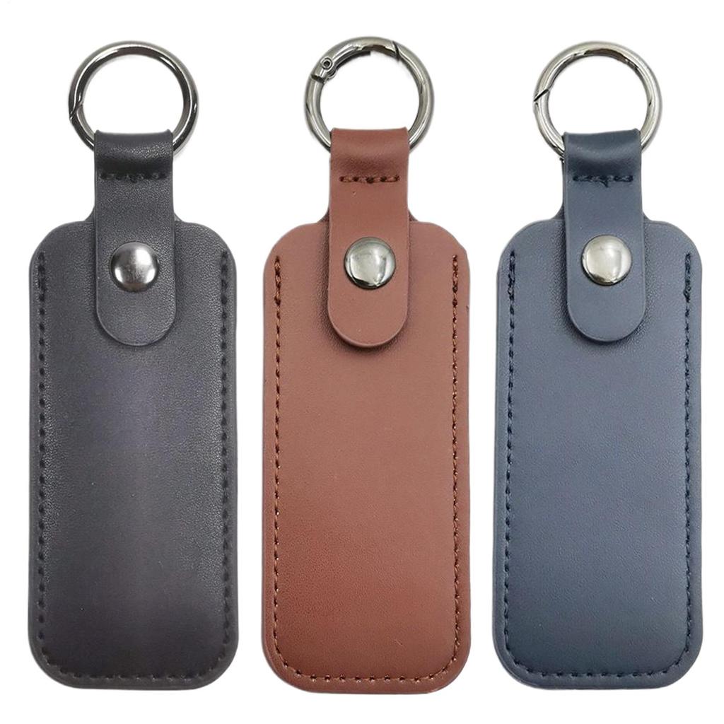 Leather Case Portable Pocket USB Flash Drive Storage Bags Protective Cover Key Ring Memory Card Stick Bag Waterproof