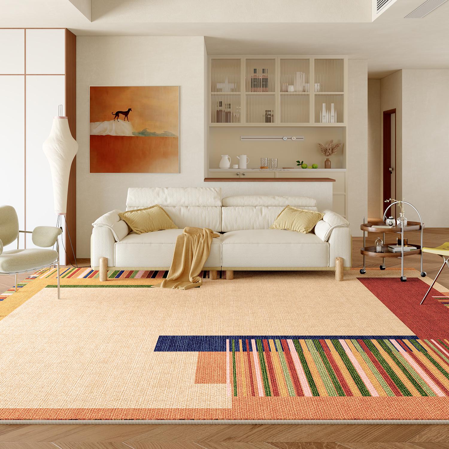 

Дофаминовый цвет Декор спальни Плюшевый ковер Ковры в современном стиле для гостиной Пушистый мягкий коврик для пола в гостиной Домашний толстый плюшевый ковер 80x120cm