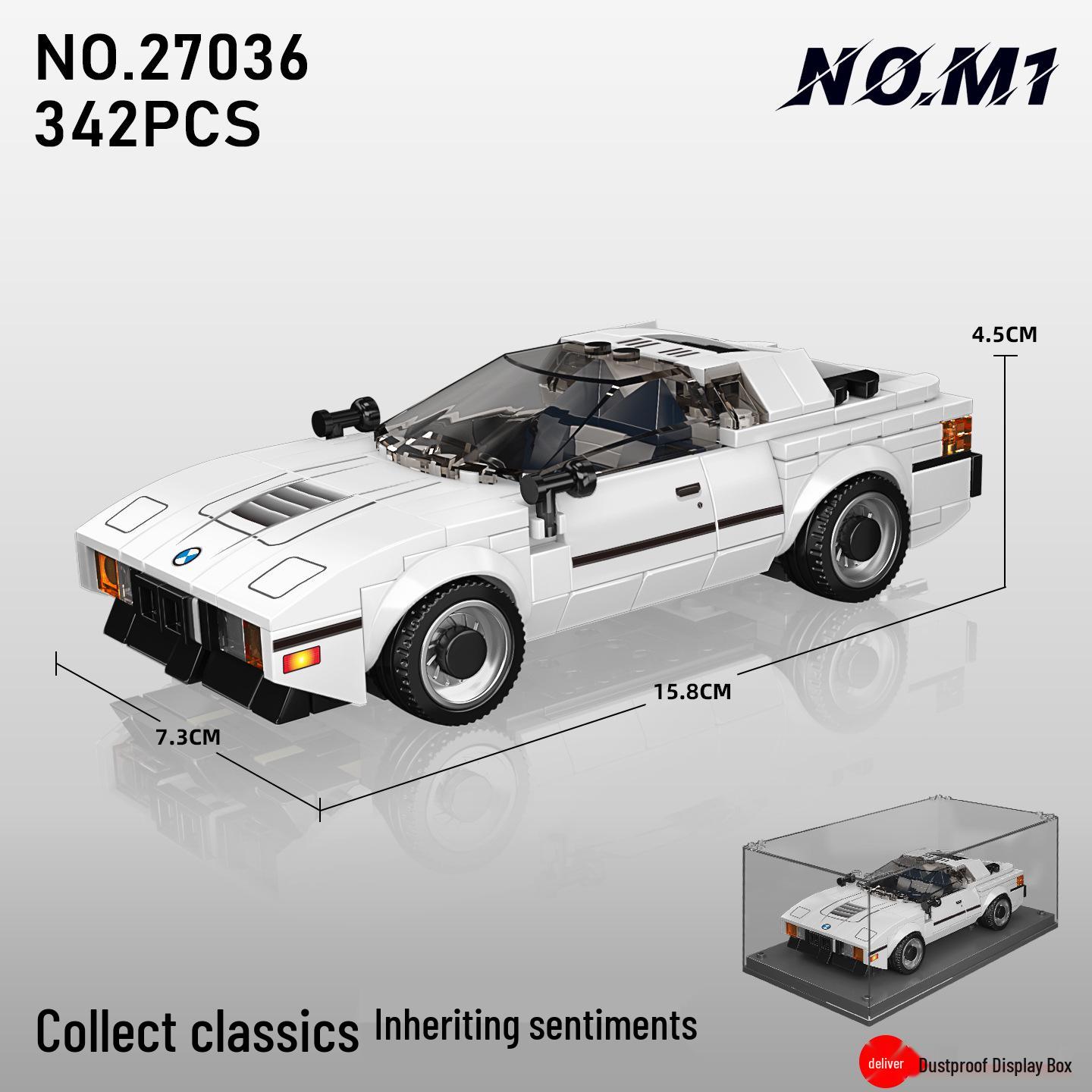 Yuxing Sports Car Building Blocks Toy - Model 27036 Educational Assembly Kit for Boys, Birthday Gift & Ornament