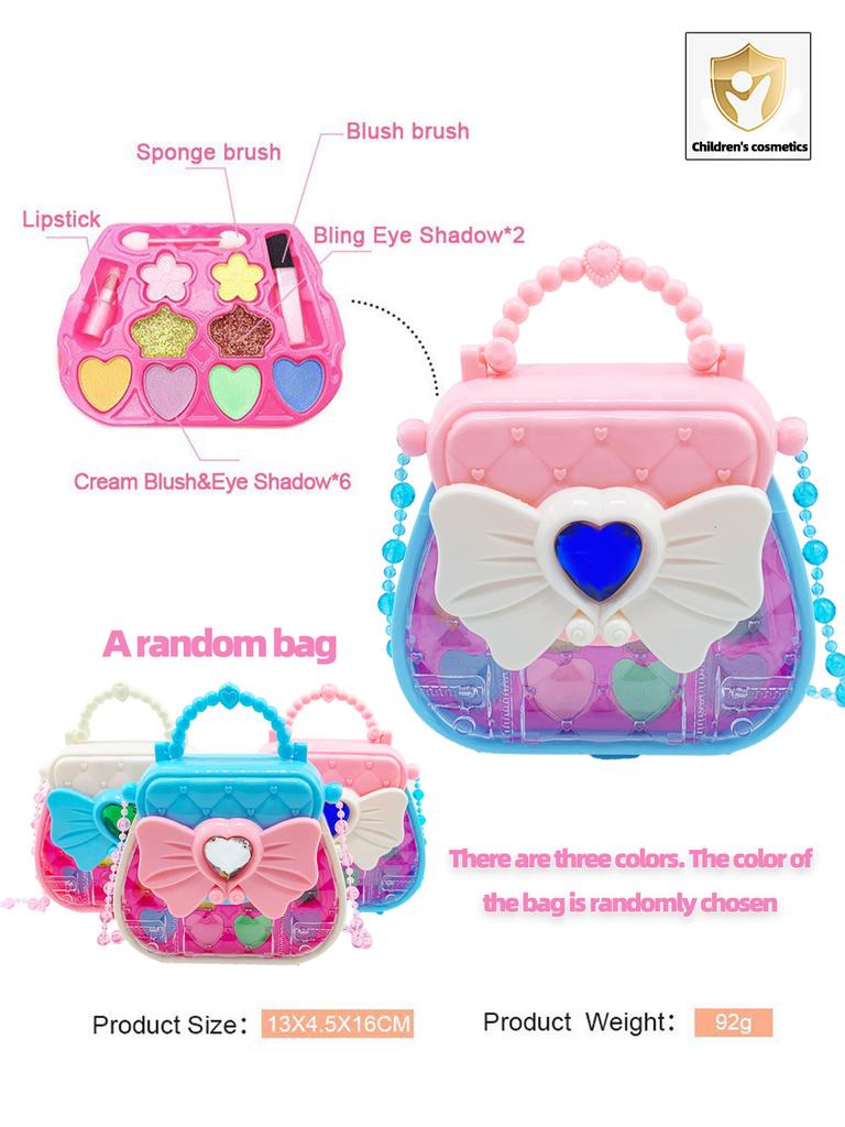 Children's Makeup Princess Makeup Box Girls' Toys Makeup Set Lipstick Eyeshadow Safe and Non-toxic Toys Birthday Christmas Gift