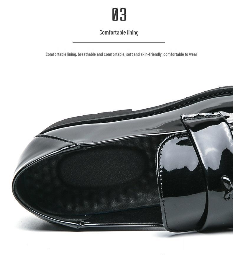 Men's Retro British Style Leather Tassel Loafers: Slip-On Casual Dress Shoes In Large Sizes