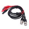 1M BNC Q9 to Dual Alligator Clip Oscilloscope Test Probe Leads 4MM Banana Plug Cables Connector Dual Tester Tools for Electrical