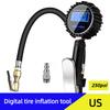 250PSI Tire Pressure Counter With LCD Display – Automotive And Motorcycle Tire Gauge For Accurate Pressure Testing