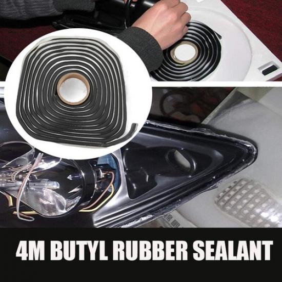 4M Butyl Tape Rubber Glue Sealant Retrofit Reseal Strip Roll Fits Headlight Door