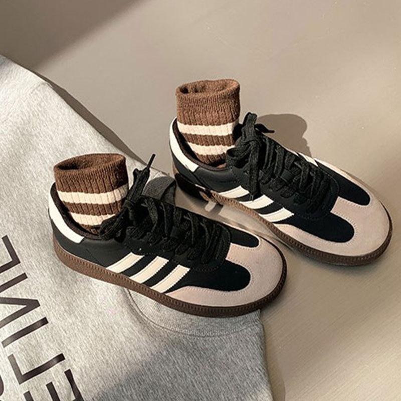 Little White Shoes Casual 2025 Women's New Dexun Sports Flat-soled Forrest Gump Shoes Lightweight Retro Board Shoes