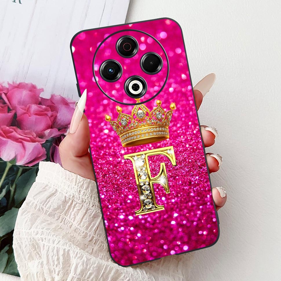 For Tecno Spark 30 Casing KL6 Soft Silicone Cute Letter Cover Protector Shell For Tecno Spark 30 Spark30 4G Phone Cases