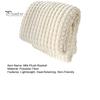 Thermal Insulation Blanket for Autumn Waffle Textured Fleece Throw Blanket, Solid Color Milk Flannel Grid Cut Warm Plush Couch Soft Cozy Bed