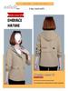 Women's Spring-Autumn Plus Size Hooded Windbreaker - Casual, Stylish, and Age-Reducing for Middle-Aged Women