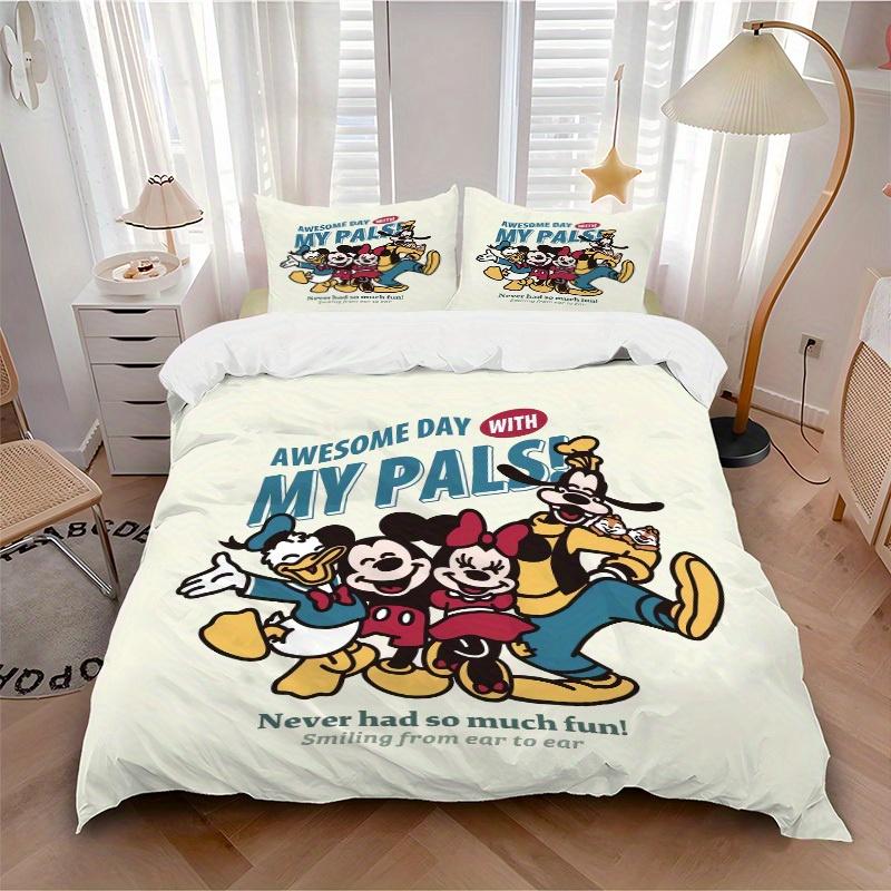 

3pcs set Awesome Day, Pals, Fun print bedding quilt cover, soft and comfortable quilt cover suitable for bedroom and guest room08 135x200cm