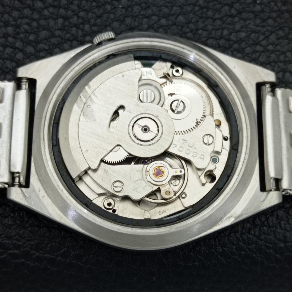 AUTOMATIC VINTAGE SEIKO JAPAN 7009A MENS FERRARI DIAL WATCH a700522-5