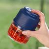 Detachable Electric Garlic Masher Transparent Food Processor Vegetable Grinder  Camping