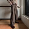 Drape Pants Men's Spring and Autumn Loose Straight Wide-leg Floor-mopping Pants American British Yuppie Men's Casual Pants