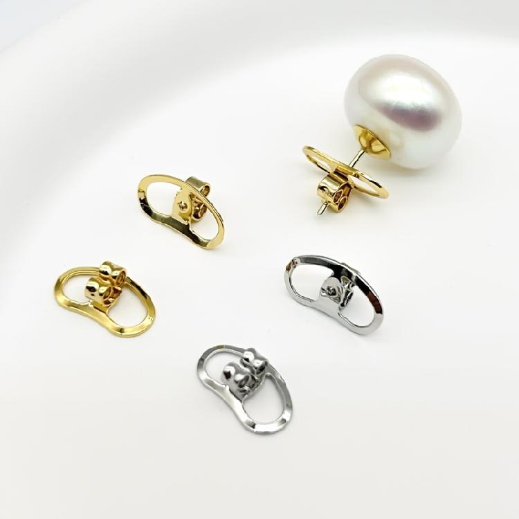 4pcs Earring Stoppers Backings Pierced Safety for Ear Studs Big Earring Lifters