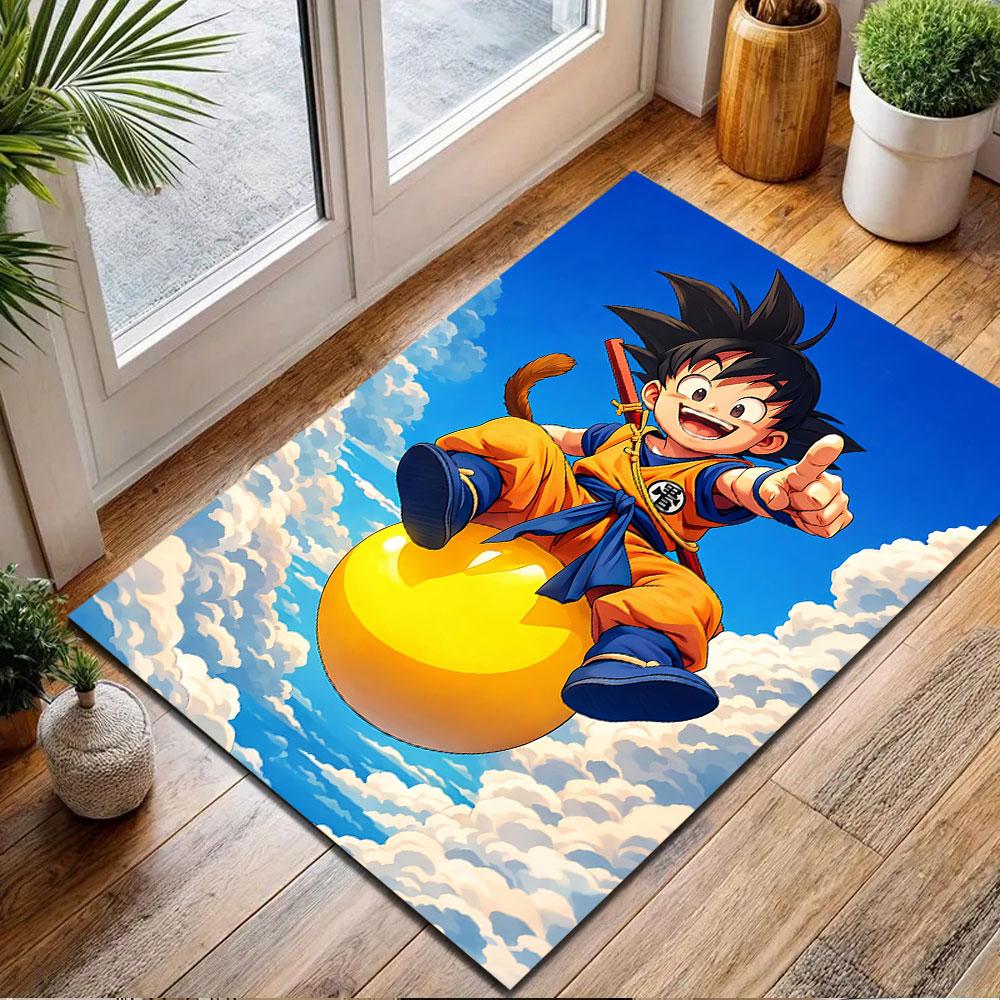 Anime Hero Patterned Carpet, Non Slip Mat Suitable for Living Room and Bedroom Sofas