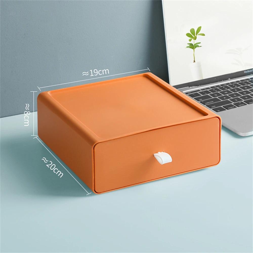 Stackable Desktop Organizer Drawer Makeup Storage Box Cosmetic Rack Jewelry Container Large Capacity Storage Medicine Case Box