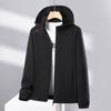 New skin clothes, couples summer hooded ice silk sunscreen clothes, fashionable full-color high elastic thin men's coat